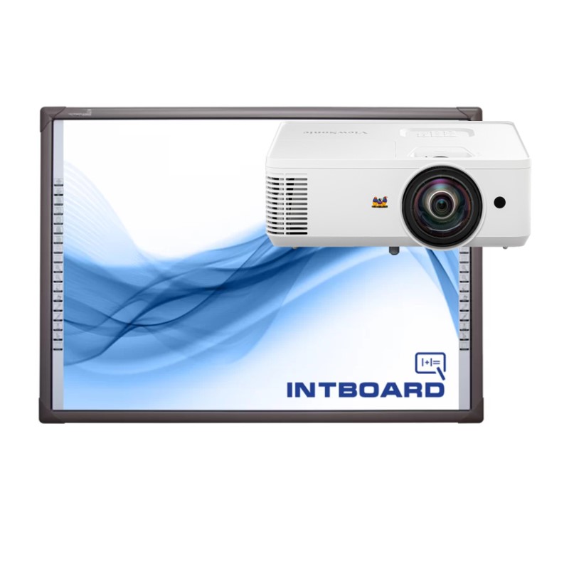 Інтерактивна дошка Intboard UT-TBI82S та короткофокусний проєктор ViewSonic (PS502W)